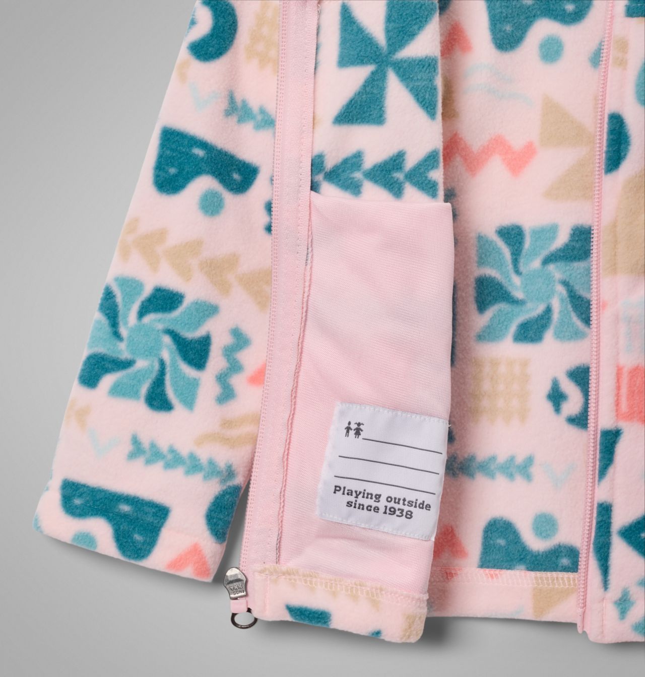 Girls' Toddler Castle Dale™ Printed Full Zip Fleece Jacket 3