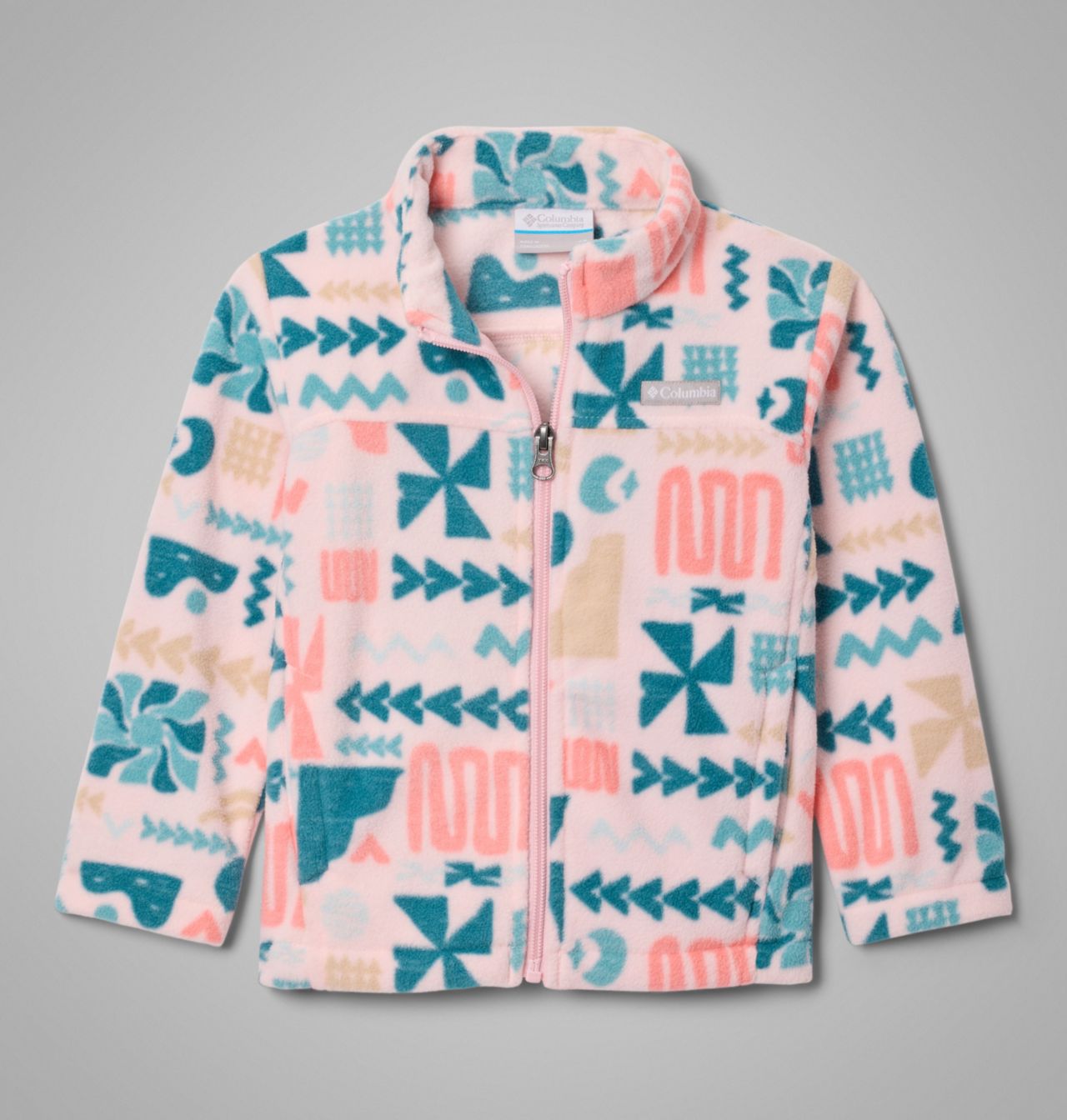 Girls' Toddler Castle Dale™ Printed Full Zip Fleece Jacket 1
