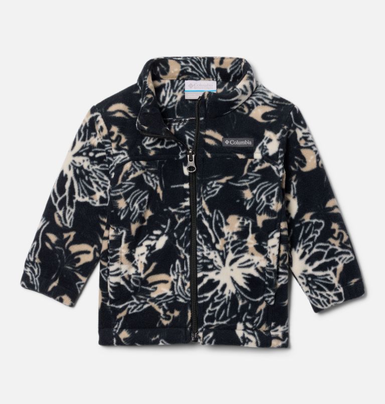 Girls' Infant Castle Dale Printed Full Zip Fleece, Color: Black Aurelian, image 1