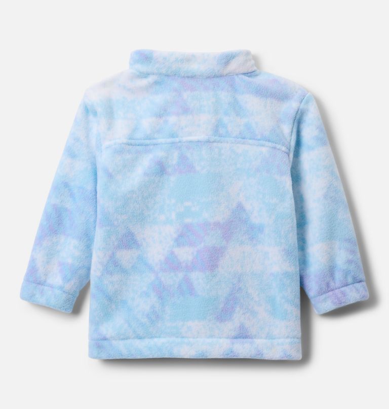 Girls' Infant Castle Dale Printed Full Zip Fleece, Color: Spring Blue Distant Peaks, image 2