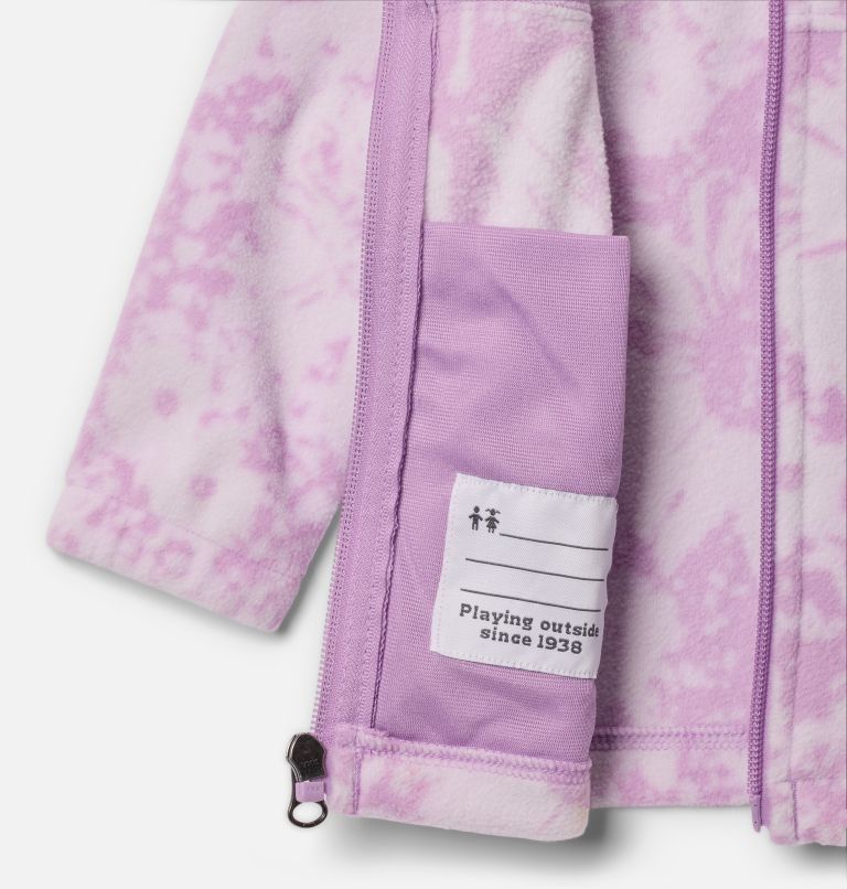 Girls' Infant Castle Dale Printed Full Zip Fleece, Color: Gumdrop Whimsy, image 3