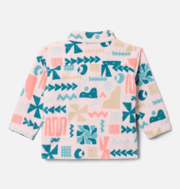 Girls' Infant Castle Dale Printed Full Zip Fleece, Color: Satin Pink Outerbounds, image 2