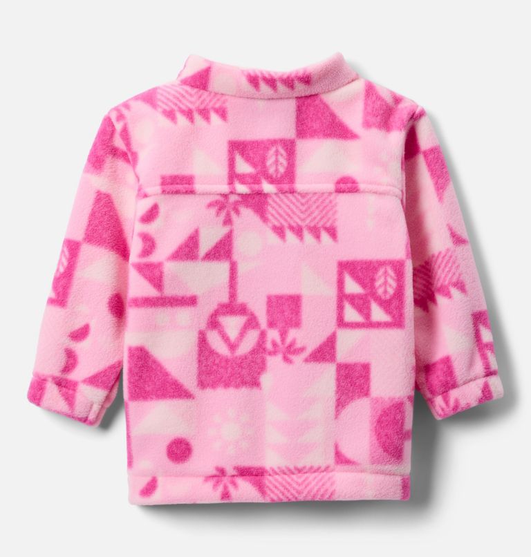 Girls' Infant Castle Dale Printed Full Zip Fleece, Color: Wild Rose Quest, image 2