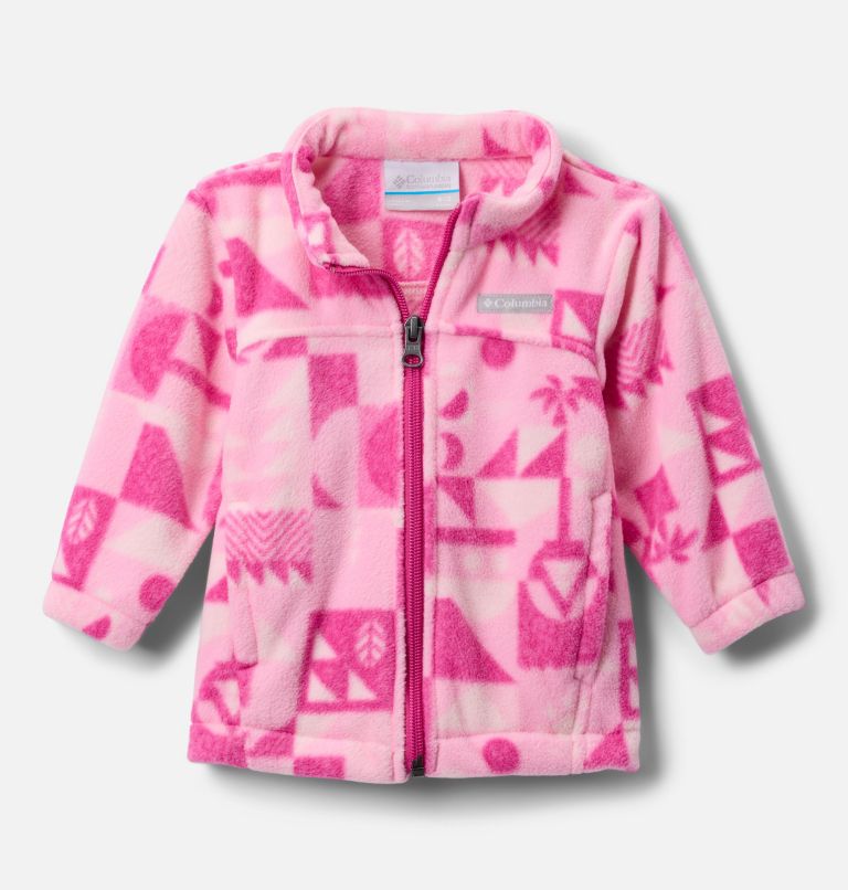 Girls' Infant Castle Dale Printed Full Zip Fleece, Color: Wild Rose Quest, image 1