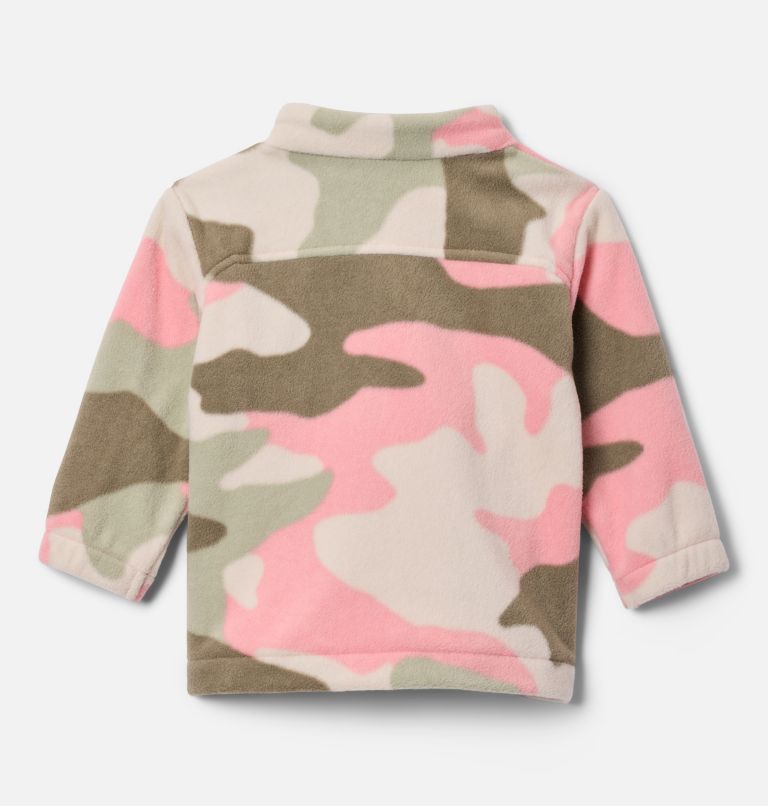 Girls' Infant Castle Dale Printed Full Zip Fleece, Color: Pink Orchid Mod Camo, image 2