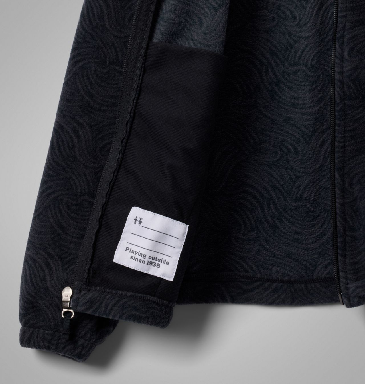 Boys' Castle Dale™ Printed Full Zip Fleece 3