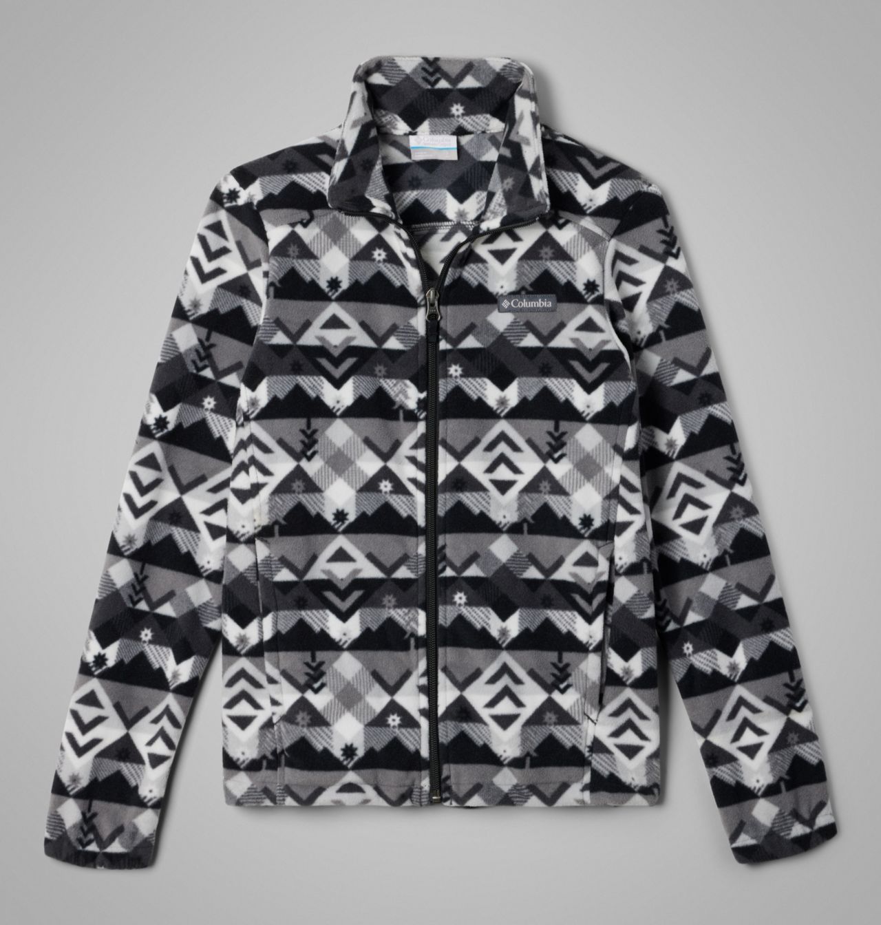 Boys' Castle Dale™ Printed Full Zip Fleece 1