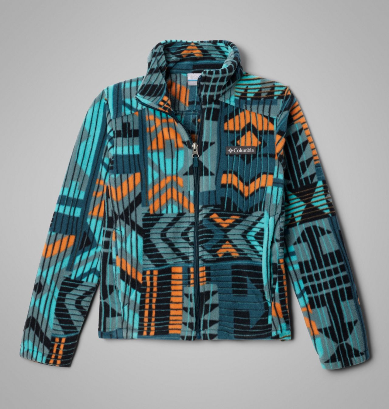 Boys' Castle Dale™ Printed Full Zip Fleece 1