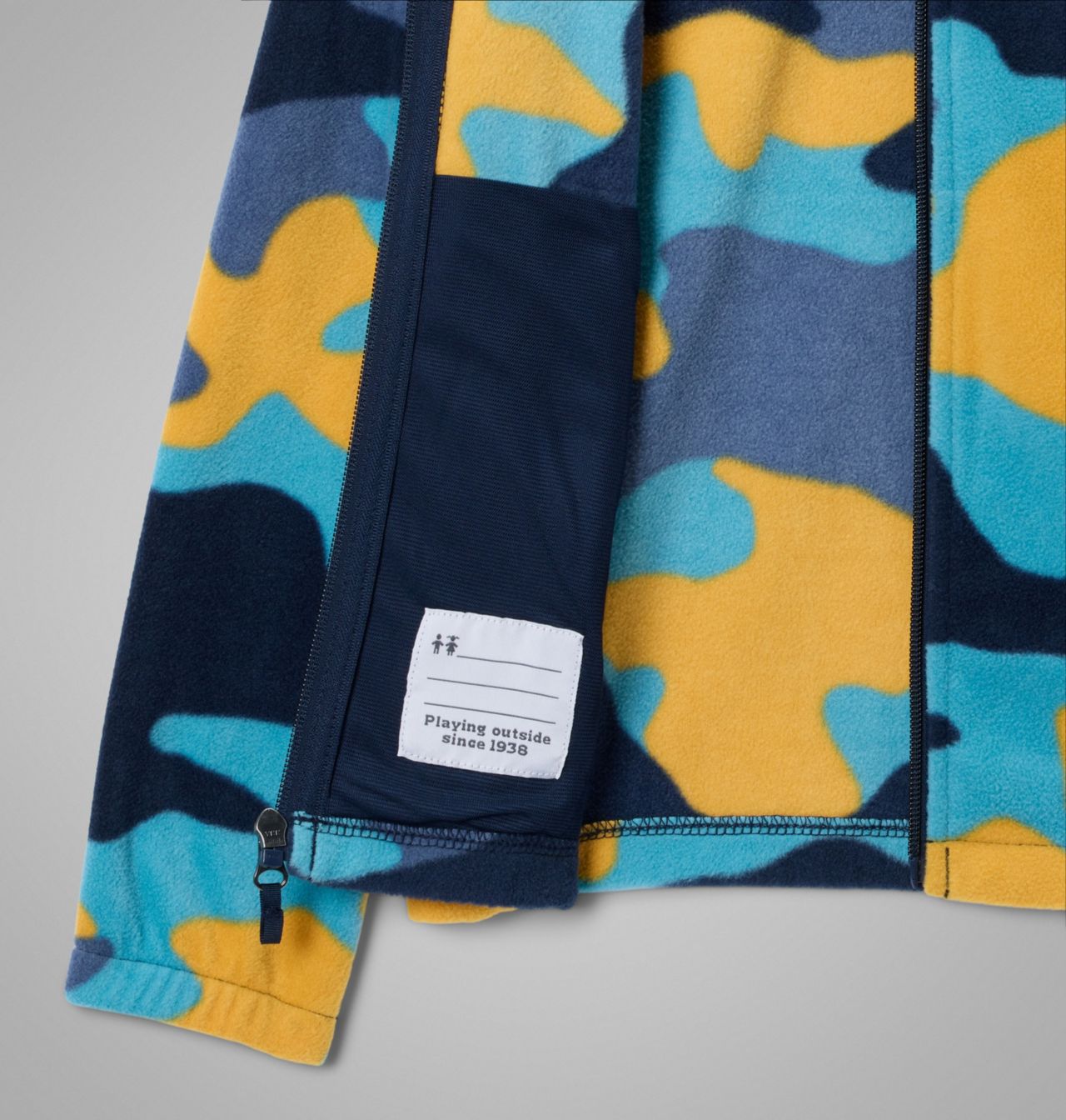 Boys' Castle Dale™ Printed Full Zip Fleece | 424 | XL 3