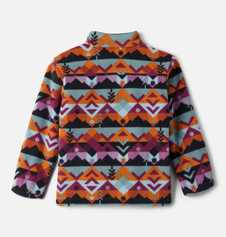 Boys' Toddler Castle Dale Printed Full Zip Fleece, Color: Metal Checkpoint, image 2