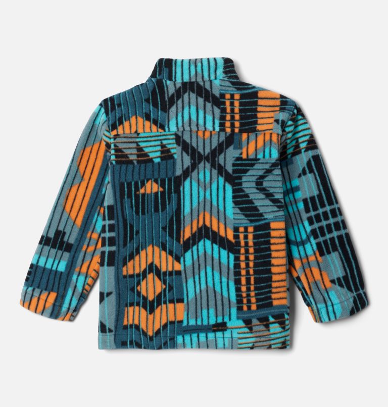Boys' Toddler Castle Dale Printed Full Zip Fleece, Color: Night Wave Pathways, image 2