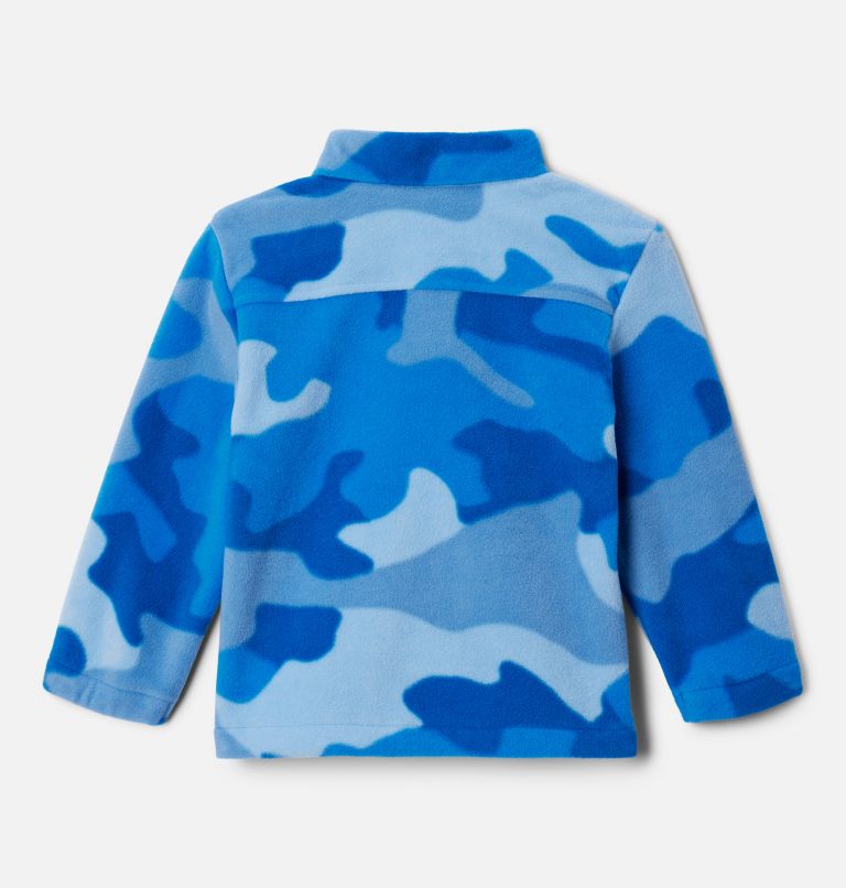Manteau polaire imprimé à fermeture éclair Castle Dale pour petit garçon, Color: Super Blue Camo, image 2