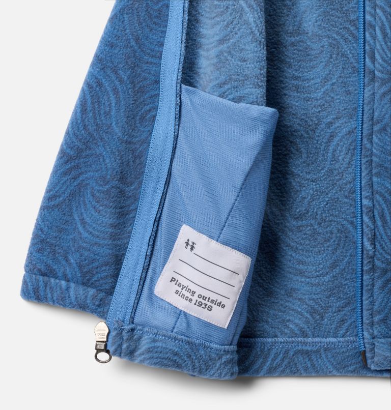 Boys' Toddler Castle Dale Printed Full Zip Fleece, Color: Skyler Sunwaves, image 3