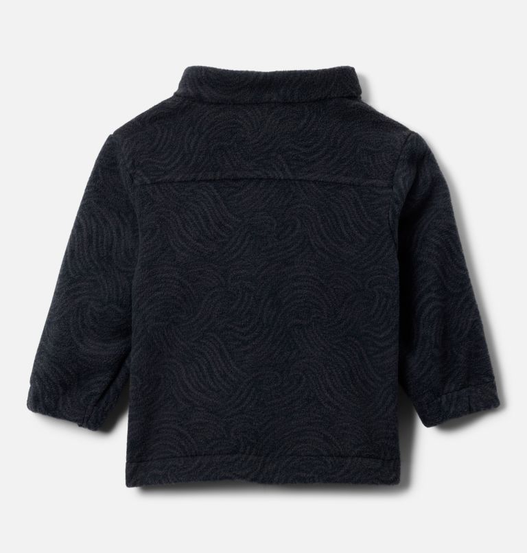 Boys' Infant Castle Dale Printed Full Zip Fleece, Color: Black Sunwaves, image 2