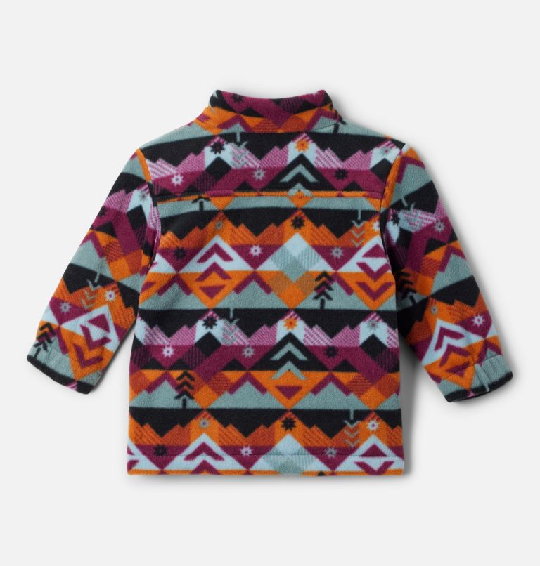 Boys' Infant Castle Dale Printed Full Zip Fleece, Color: Metal Checkpoint, image 2