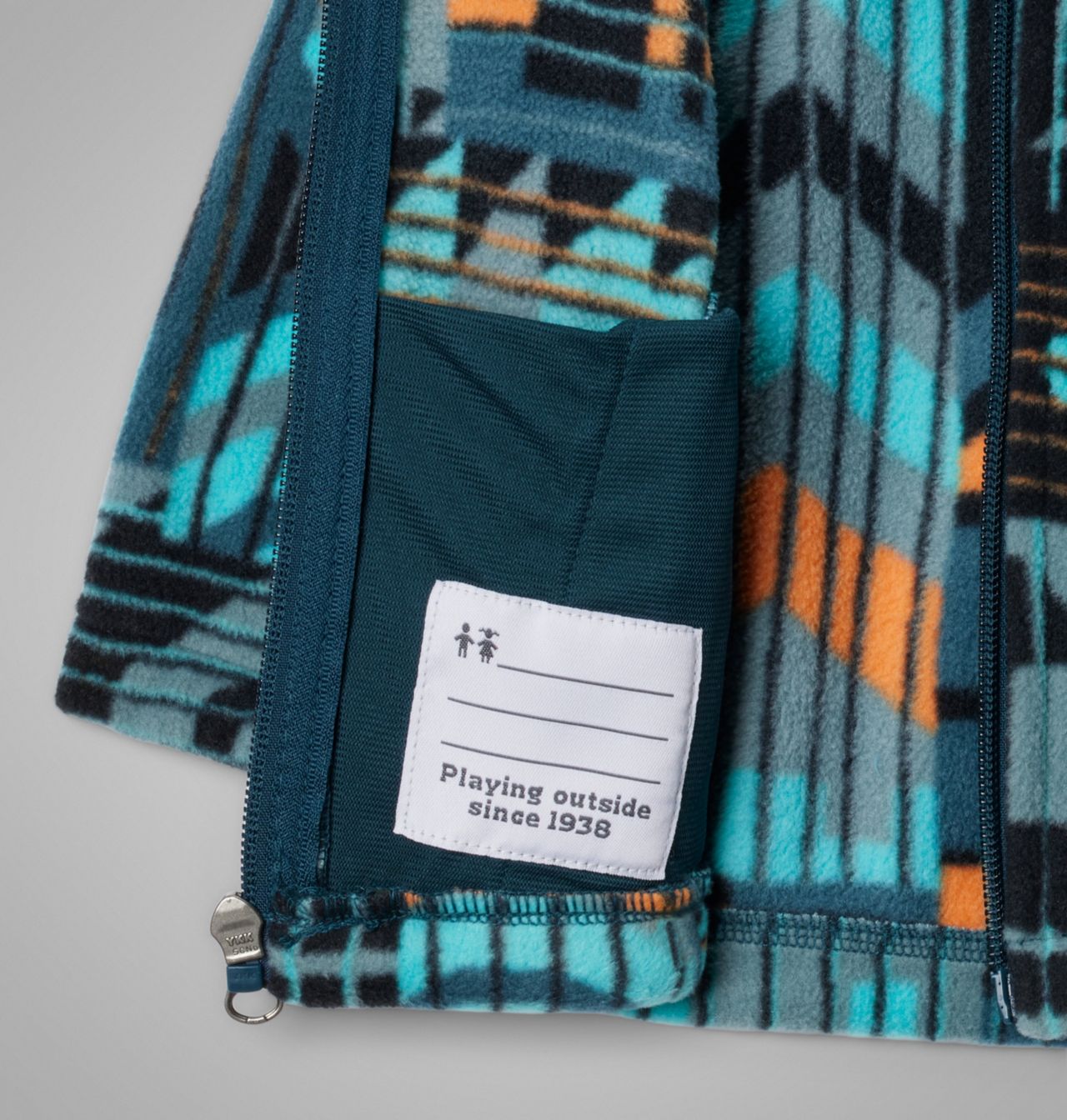 Boys' Infant Castle Dale™ Printed Full Zip Fleece | 440 | 3/6