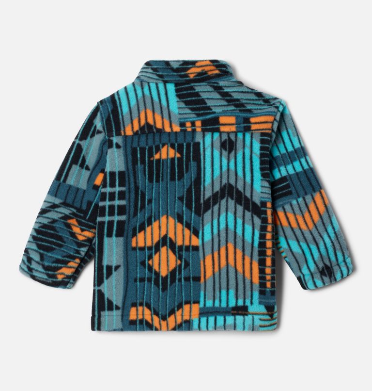 Boys' Infant Castle Dale Printed Full Zip Fleece, Color: Night Wave Pathways, image 2