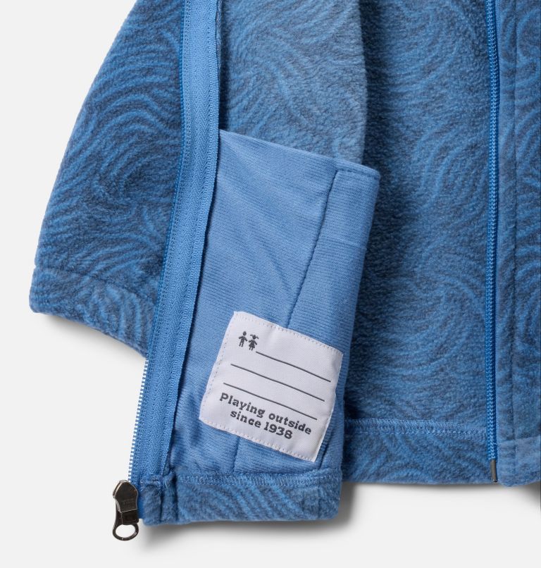 Boys' Infant Castle Dale Printed Full Zip Fleece, Color: Skyler Sunwaves, image 3