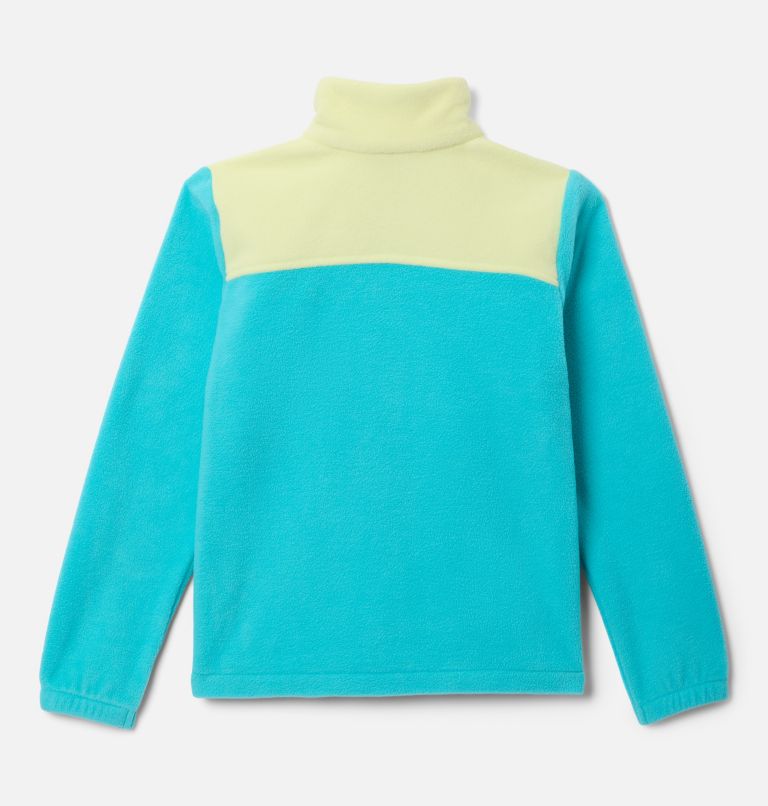 Girls' Castle Dale Full Zip Fleece Jacket, Color: Geyser, Citron Haze, image 2