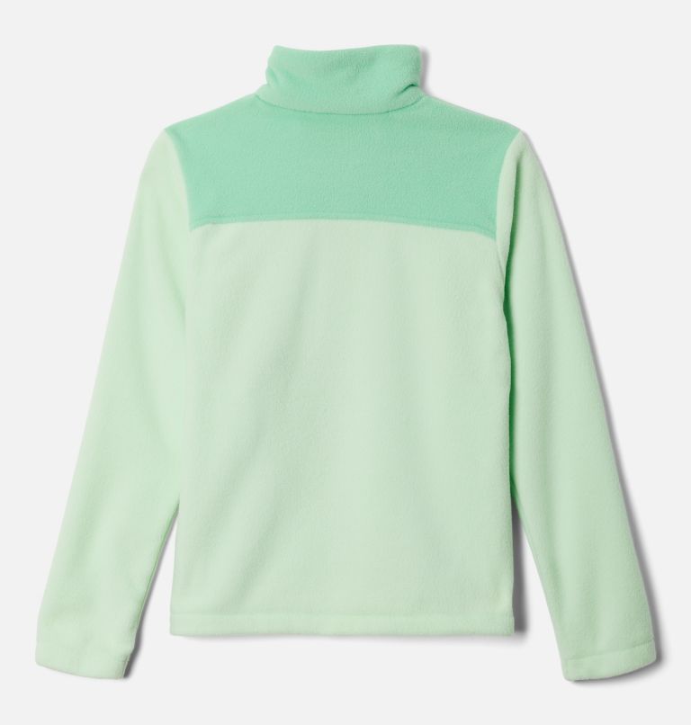 Manteau polaire à fermeture éclair Castle Dale pour fille, Color: Key West, Light Jade, image 2