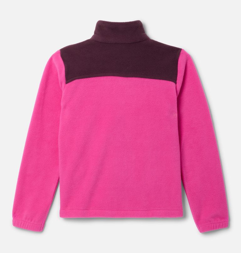 Girls' Castle Dale Full Zip Fleece Jacket, Color: Pink Ice, Moonvista, image 2