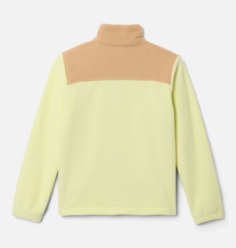 Girls' Castle Dale Full Zip Fleece Jacket, Color: Citron Haze, Canoe, image 2