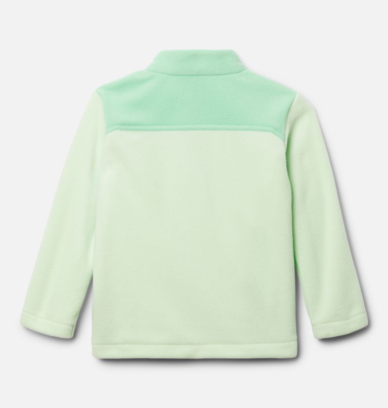 Manteau polaire à fermeture éclair Castle Dale Petite fille, Color: Key West, Light Jade, image 2