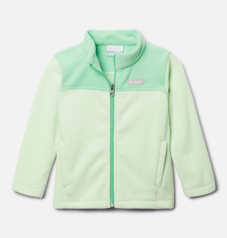 Manteau polaire à fermeture éclair Castle Dale Petite fille, Color: Key West, Light Jade, image 1