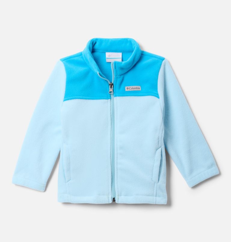 Girls' Toddler Castle Dale Full Zip Fleece Jacket, Color: Spring Blue, Blue Chill, image 1