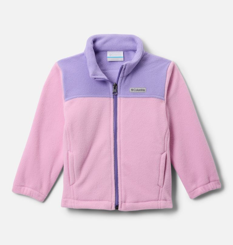 Manteau polaire à fermeture éclair Castle Dale Petite fille, Color: Cosmos, Paisley Purple, image 1