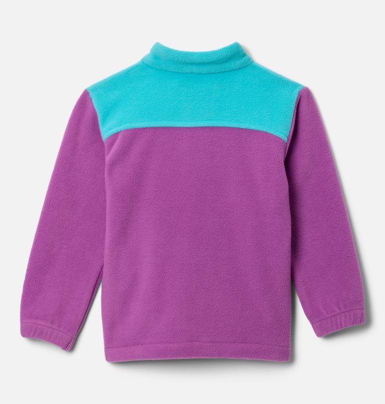 Girls' Toddler Castle Dale Full Zip Fleece Jacket, Color: Razzle, Geyser, image 2