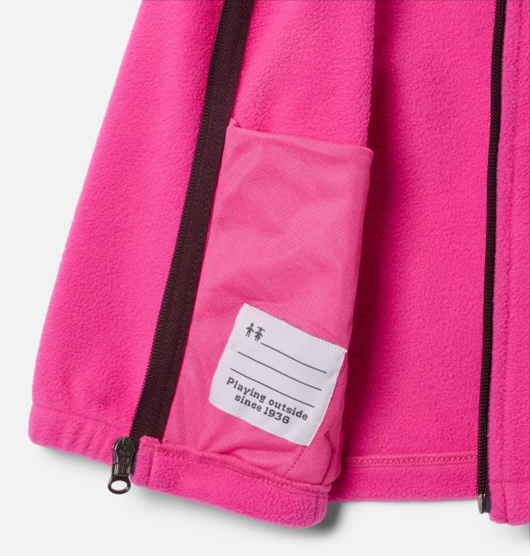 Girls' Toddler Castle Dale Full Zip Fleece Jacket, Color: Pink Ice, Moonvista, image 3
