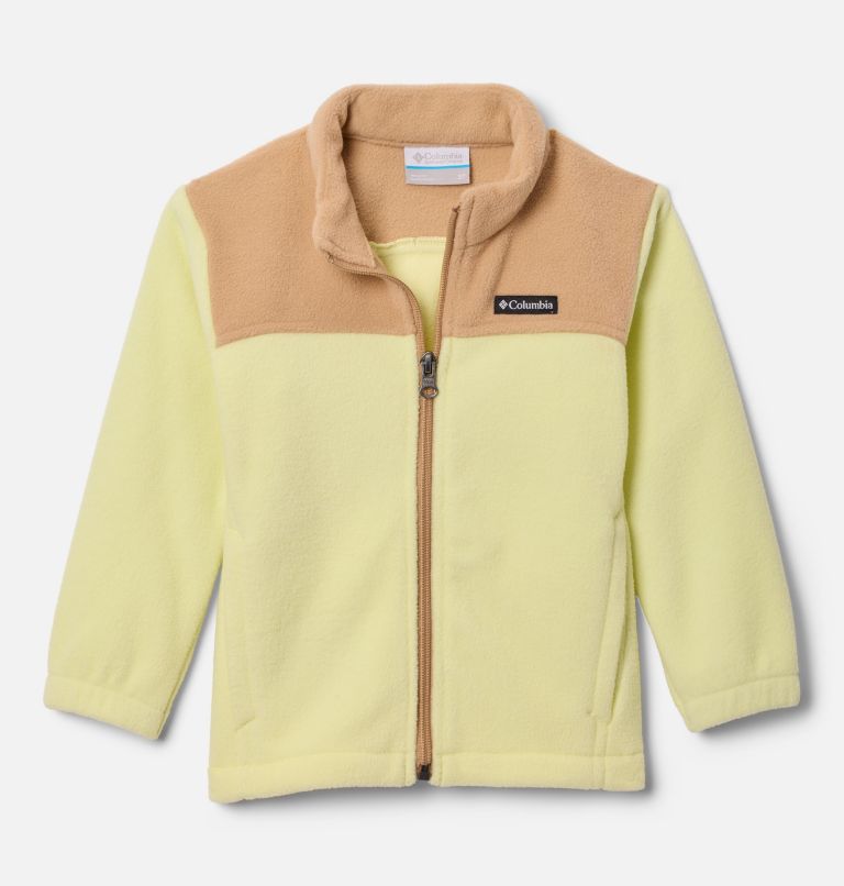 Girls' Toddler Castle Dale Full Zip Fleece Jacket, Color: Citron Haze, Canoe, image 1