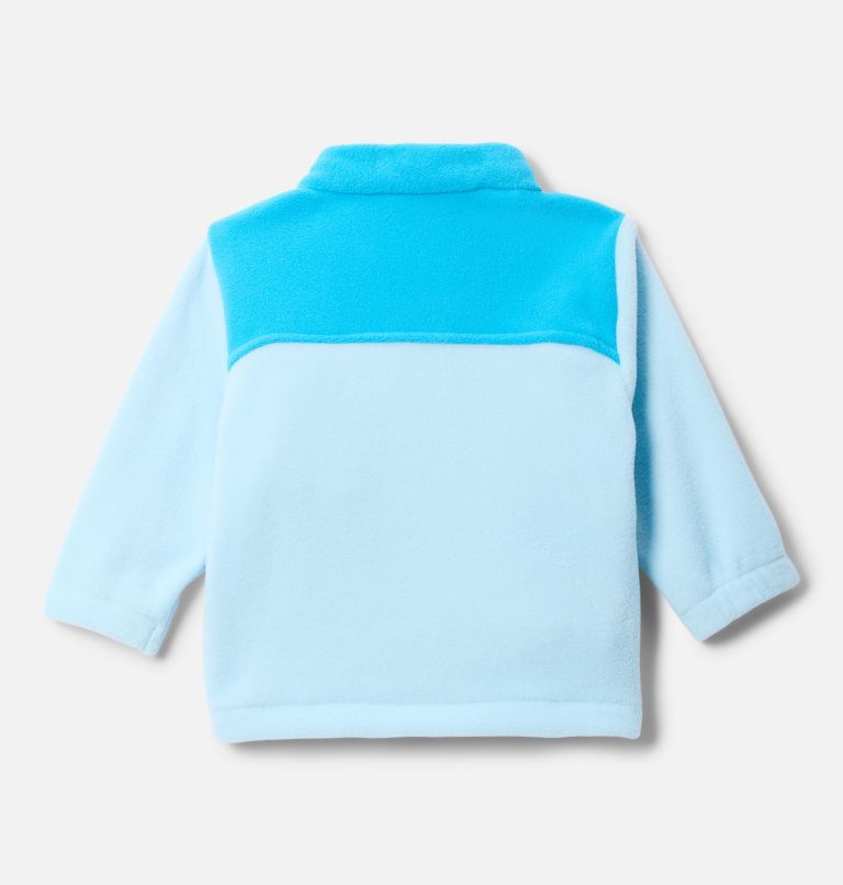 Infant Girls' Castle Dale Full Zip Fleece Jacket, Color: Spring Blue, Blue Chill, image 2