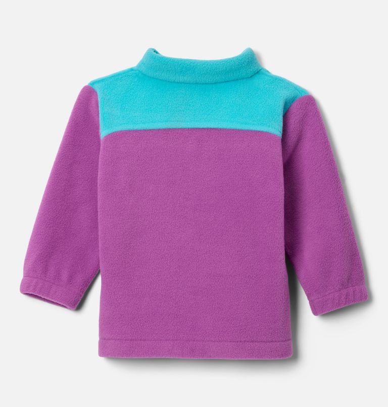 Infant Girls' Castle Dale Full Zip Fleece Jacket, Color: Razzle, Geyser, image 2