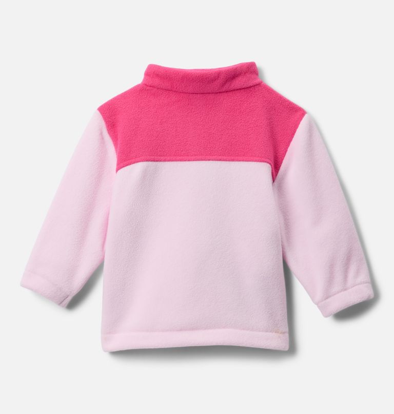 Infant Girls' Castle Dale Full Zip Fleece Jacket, Color: Pink Dawn, Ultra Pink, image 2