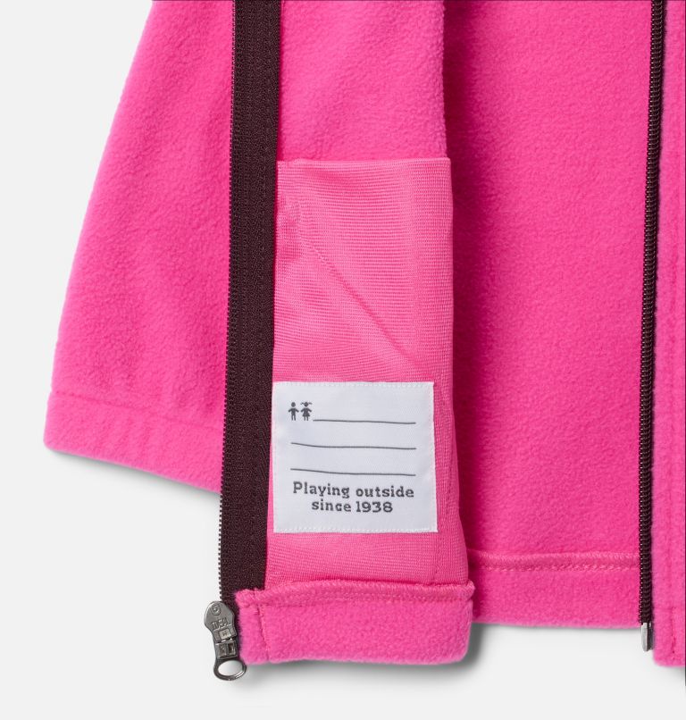Infant Girls' Castle Dale Full Zip Fleece Jacket, Color: Pink Ice, Moonvista, image 3