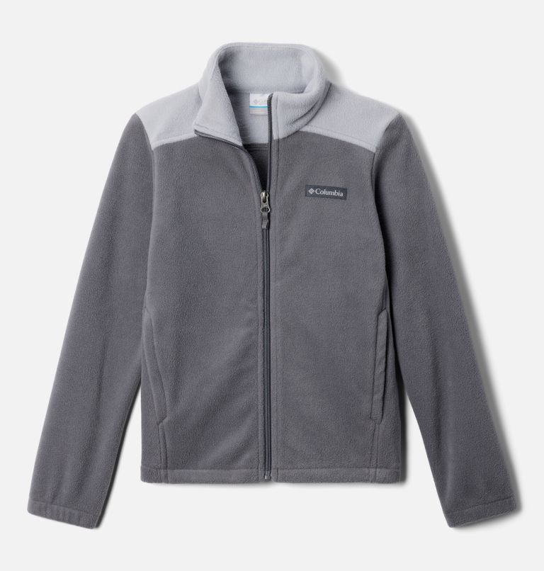 Manteau polaire à fermeture éclair Castle Dale Garçon, Color: City Grey, Columbia Grey, image 1