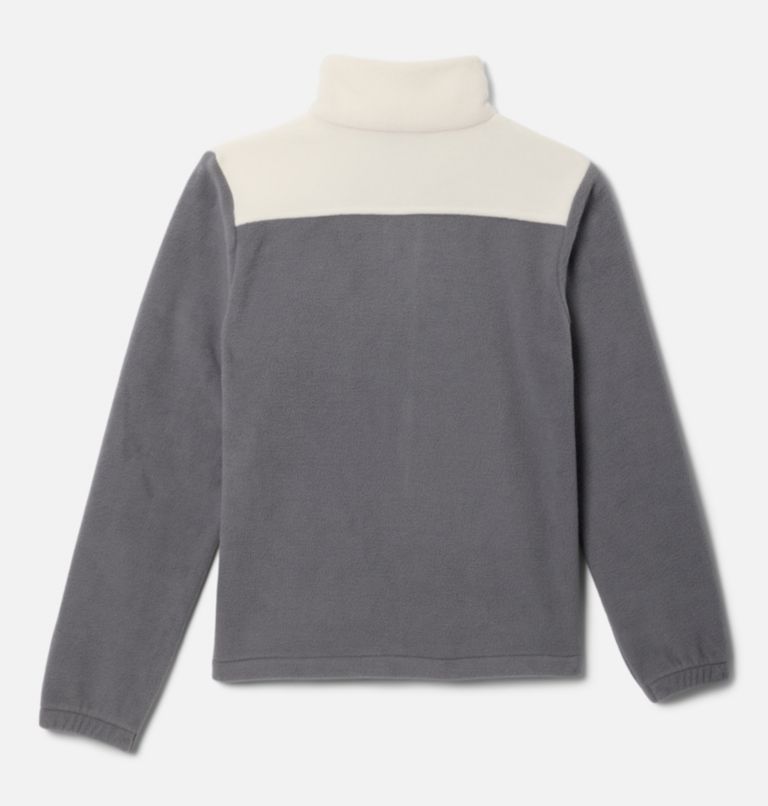 Boys' Castle Dale Full Zip Fleece Jacket, Color: City Grey, Chalk, image 2