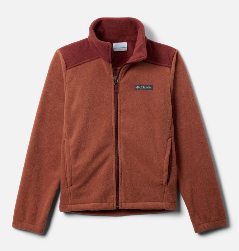 Manteau polaire à fermeture éclair Castle Dale Garçon, Color: Auburn, Spice, image 1