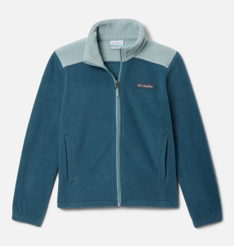 Boys' Castle Dale Full Zip Fleece Jacket, Color: Everblue, Crushed Blue, image 1