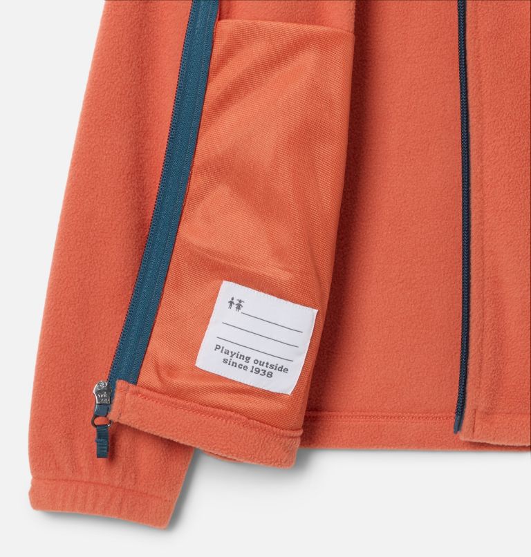 Boys' Castle Dale Full Zip Fleece Jacket, Color: Tuscan, Everblue, image 3