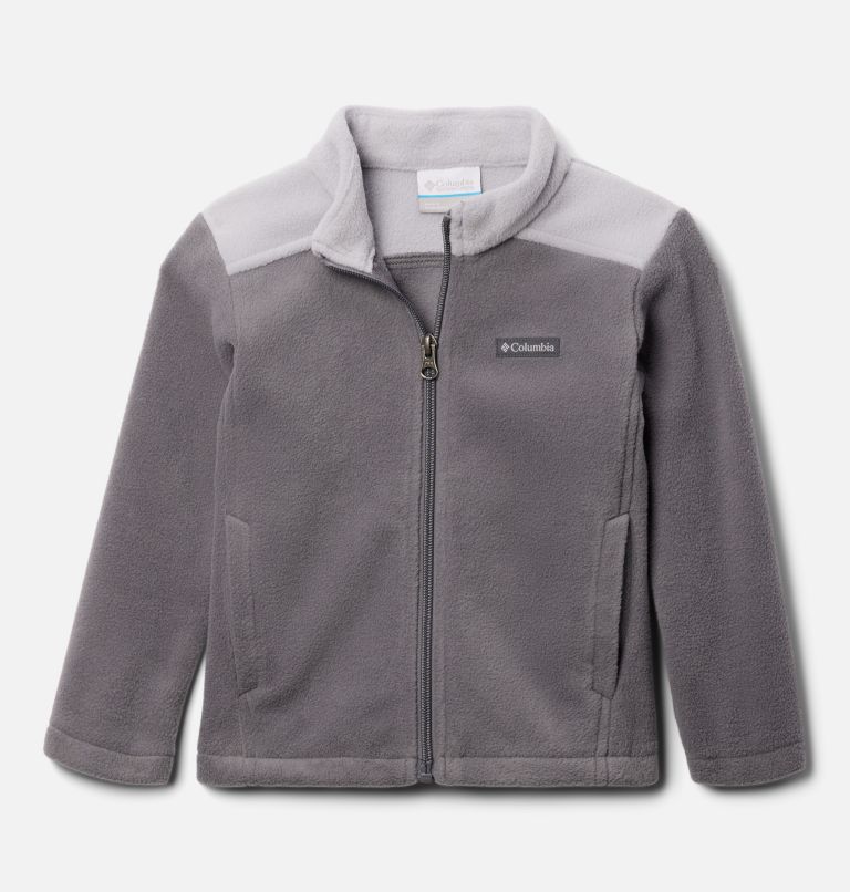 Boys' Toddler Castle Dale Full Zip Fleece Jacket, Color: City Grey, Columbia Grey, image 1