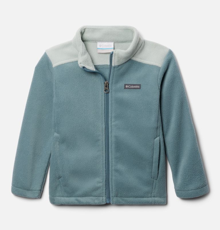Boys' Toddler Castle Dale Full Zip Fleece Jacket, Color: Metal, Niagara, image 1