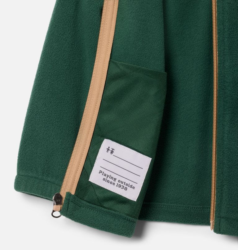 Boys' Toddler Castle Dale Full Zip Fleece Jacket, Color: Rain Forest, Canoe, image 3