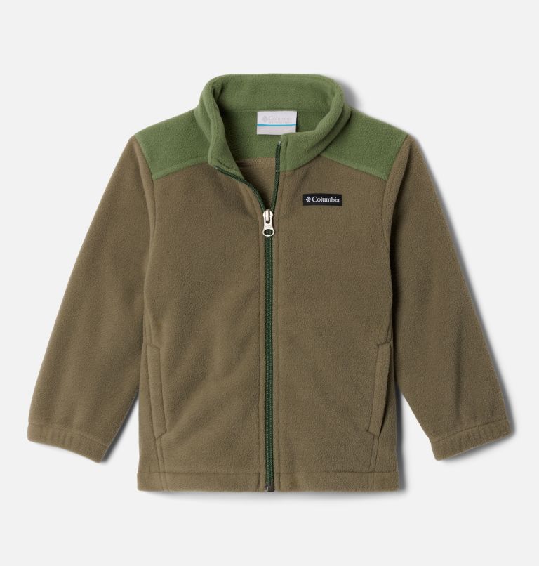 Boys' Toddler Castle Dale Full Zip Fleece Jacket, Color: Stone Green, Canteen, image 1