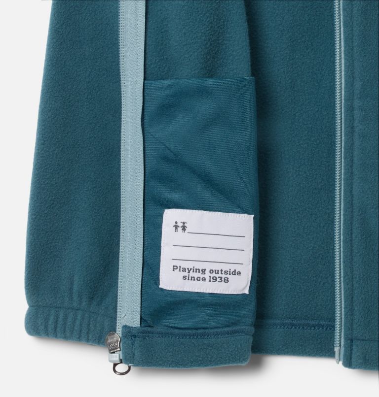 Boys' Toddler Castle Dale Full Zip Fleece Jacket, Color: Everblue, Crushed Blue, image 3