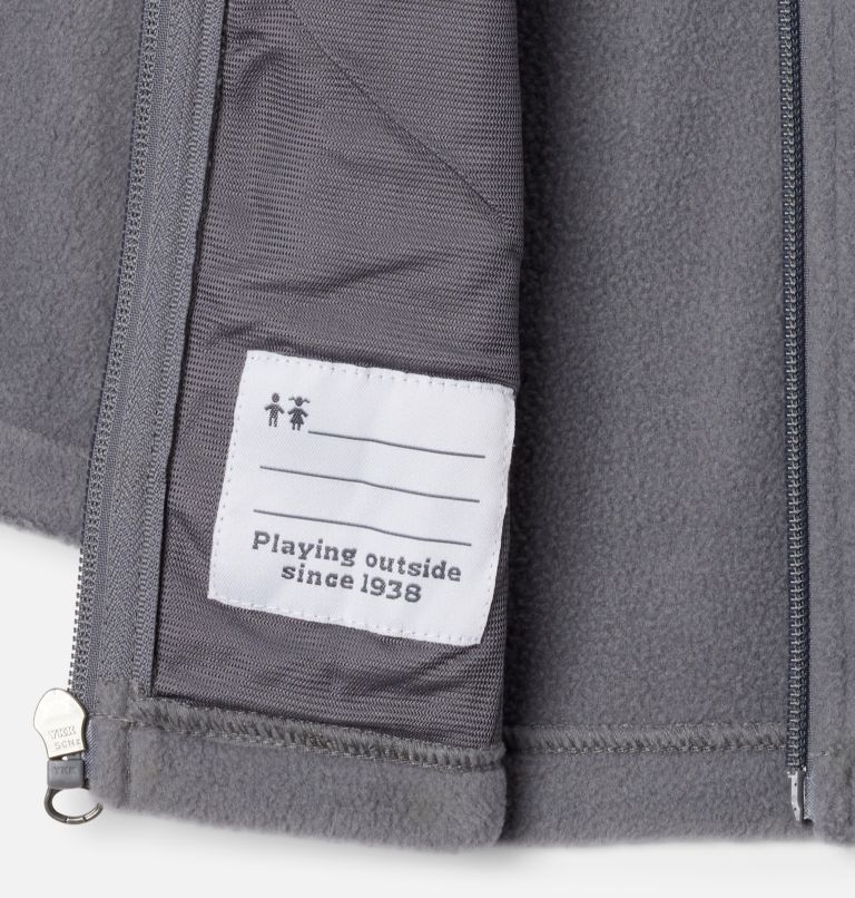 Infant Boys' Castle Dale Full Zip Fleece Jacket, Color: City Grey, Columbia Grey, image 3