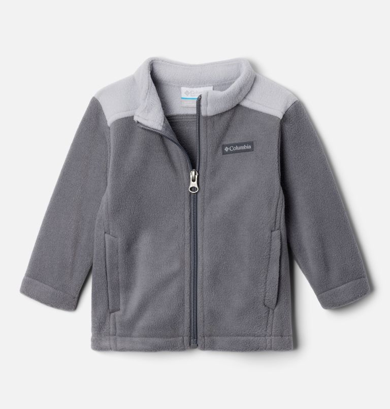 Infant Boys' Castle Dale Full Zip Fleece Jacket, Color: City Grey, Columbia Grey, image 1