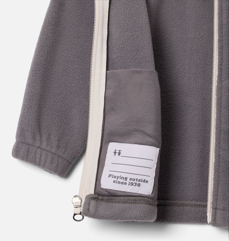 Infant Boys' Castle Dale Full Zip Fleece Jacket, Color: City Grey, Chalk, image 3
